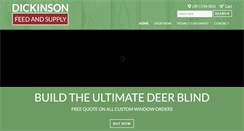 Desktop Screenshot of dickinsonfeed.com